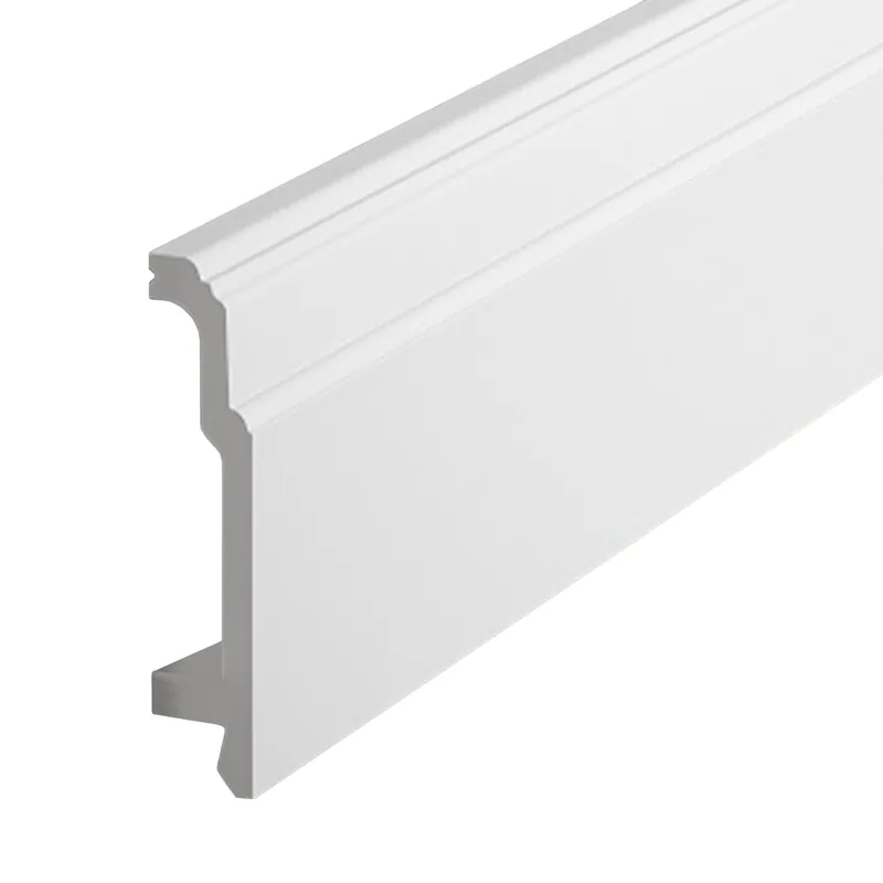 PROVISTON | Plinthe « NE363 » en PS PolyForce | 23 x 106 x 2000 mm Blanc | Plinthe Cache fils
