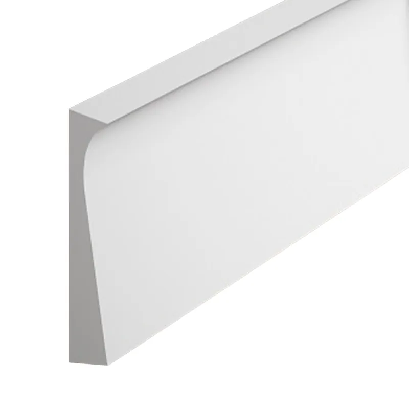 PROVISTON | Plinthe « RT004P » en polystyrène PolyForce | 15 x 108 x 2000 mm | Satin Blanc