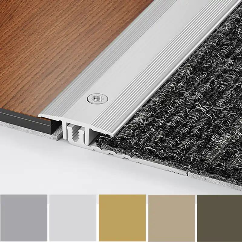 Küberit 378 PPS-Champion Star 4.0 | Profilé de rattrapage Vinyle | Largeur:25 mm | Hauteur:4-9.5 mm