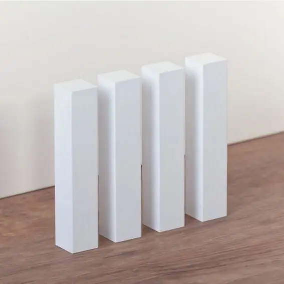 Jonctions universelles Bloc Blanc 22 x 22 x 118 mm Lot de 4 angles universels intérieurs extérieurs en bois PROVISTON