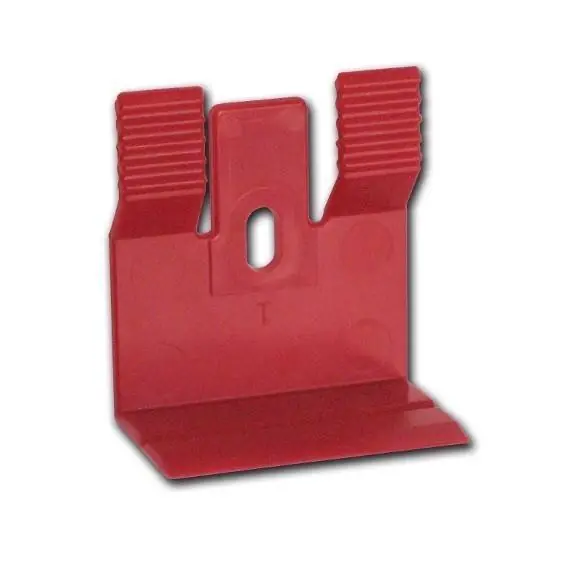 PROVISTON | Clip de fixation | 50 pièces | vis et chevilles incluses | plastique | Clip