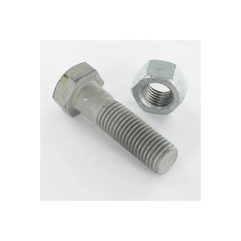 25 x Boulon (vendu avec Ecrou) Tête hexagonale TH M16X70 Classe 8.8 SB Forte tenue à la corrosion Acier galvanisé à