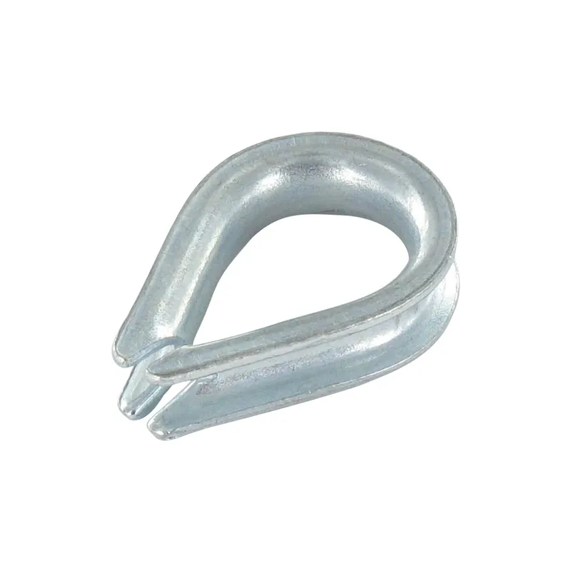 1 x Cosse coeur LEGERE Pour Câble De 12 Acier zingué