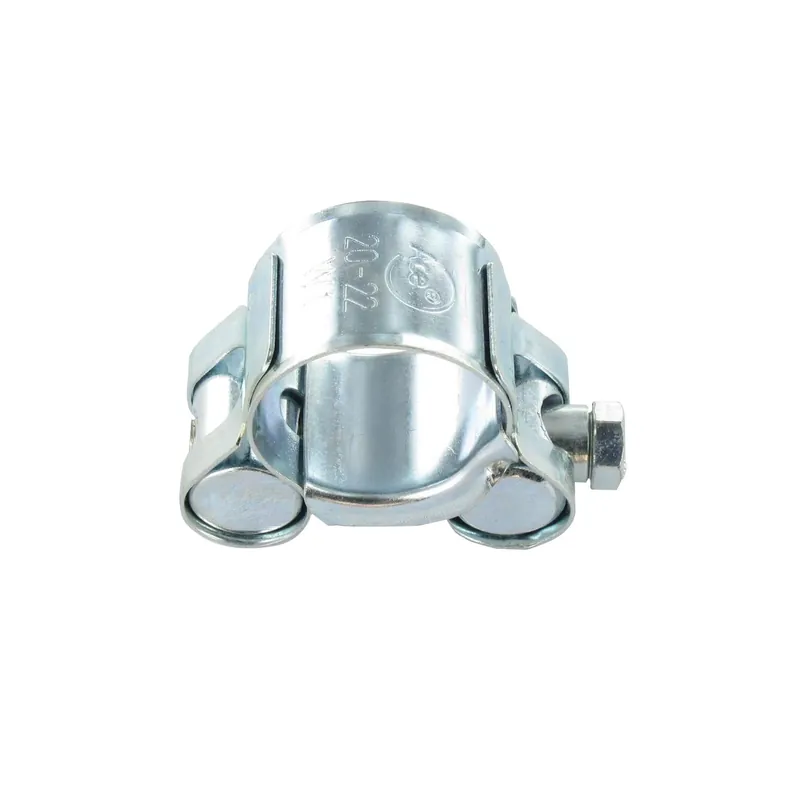 1 x Collier à tourillons pour tuyau épais et arme Acier zingué W1 Diamètre 48 à 51