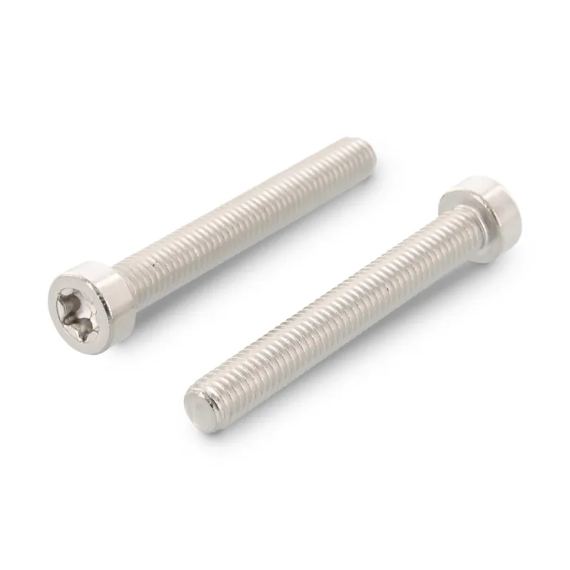 1 x Vis métaux Tête cylindrique TC Basse T6 M2X10 Filetage total Inox A2 microvis