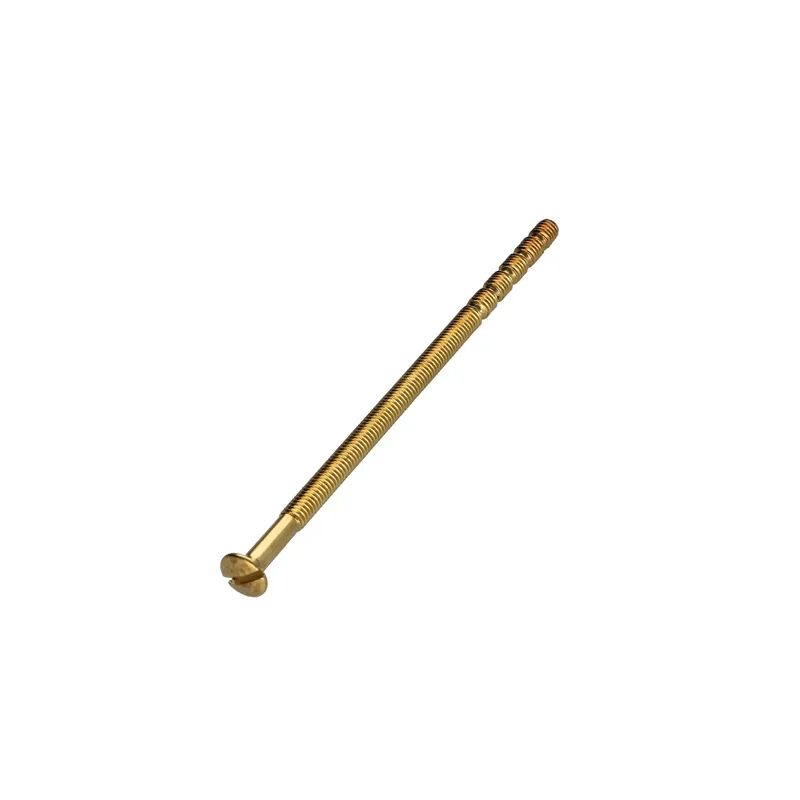 1 x Vis métaux Tête fraisée bombée TFB Fendue 4X90 Sécable Acier laitonne