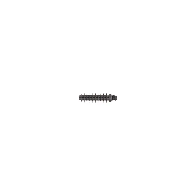 1 x Cheville Fileté Pour Embase collerette M6X37 nylon noir