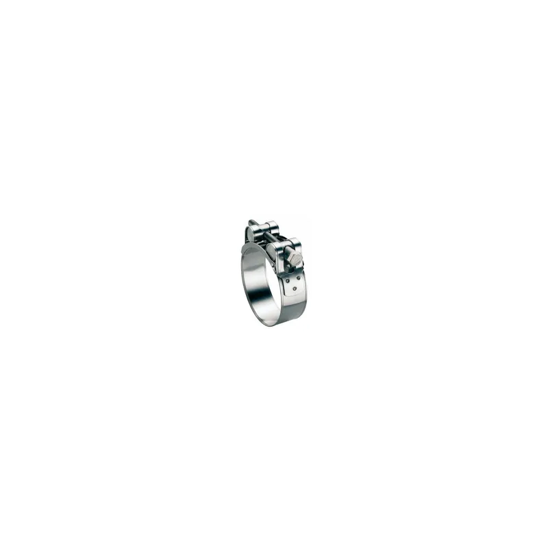 1 x Collier à tourillons pour tuyau épais et arme Inox W5 Diamètre 52 à 55