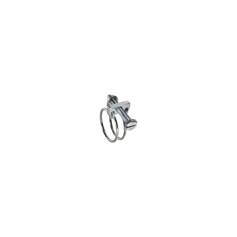 1 x Collier de serrage à double fil Diamètre 20 à 24 Inox W4