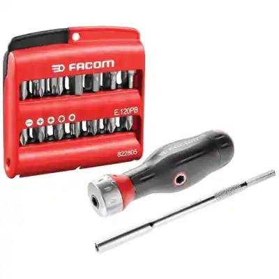 Tournevis Protwist 3 en 1 + 28 embouts Facom