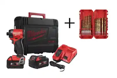 Visseuse à choc M18 Fuel  – coffret 19 forets à métaux offert – SETIN